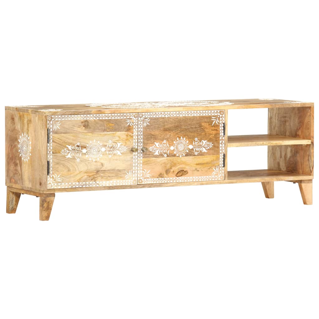 TV-benk 120x30x40 cm heltre mango