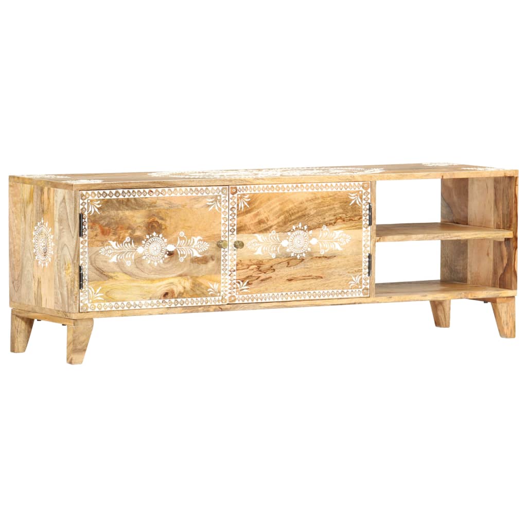 TV-benk 120x30x40 cm heltre mango