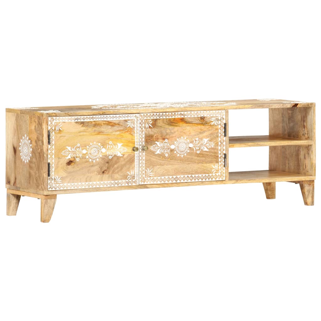TV-benk 120x30x40 cm heltre mango
