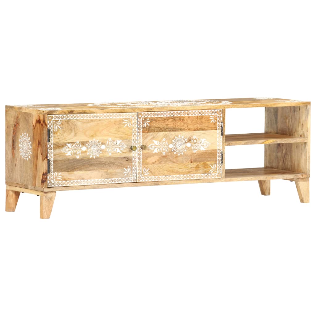 TV-benk 120x30x40 cm heltre mango