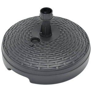 Parasollfot sand/vann 20 L antrasitt plast rotting