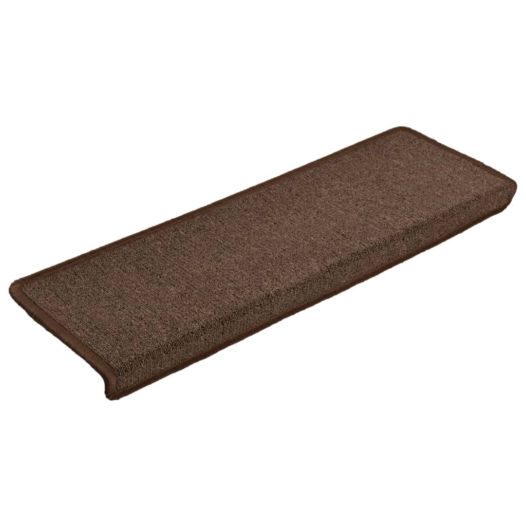 Trappetrinnstepper 15 stk 65x21x4 cm brun