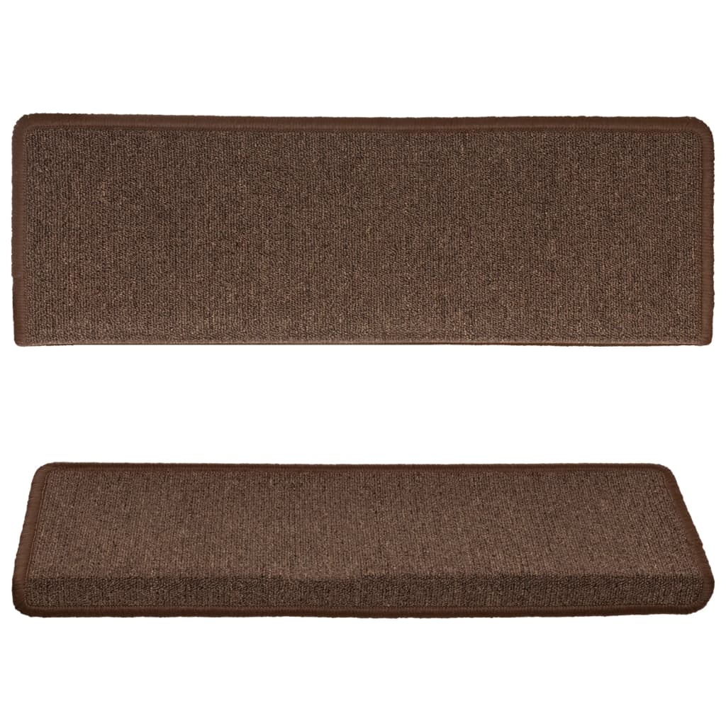 Trappetrinnstepper 15 stk 65x21x4 cm brun