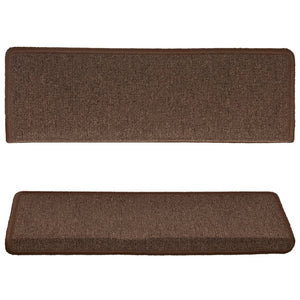 Trappetrinnstepper 15 stk 65x21x4 cm brun