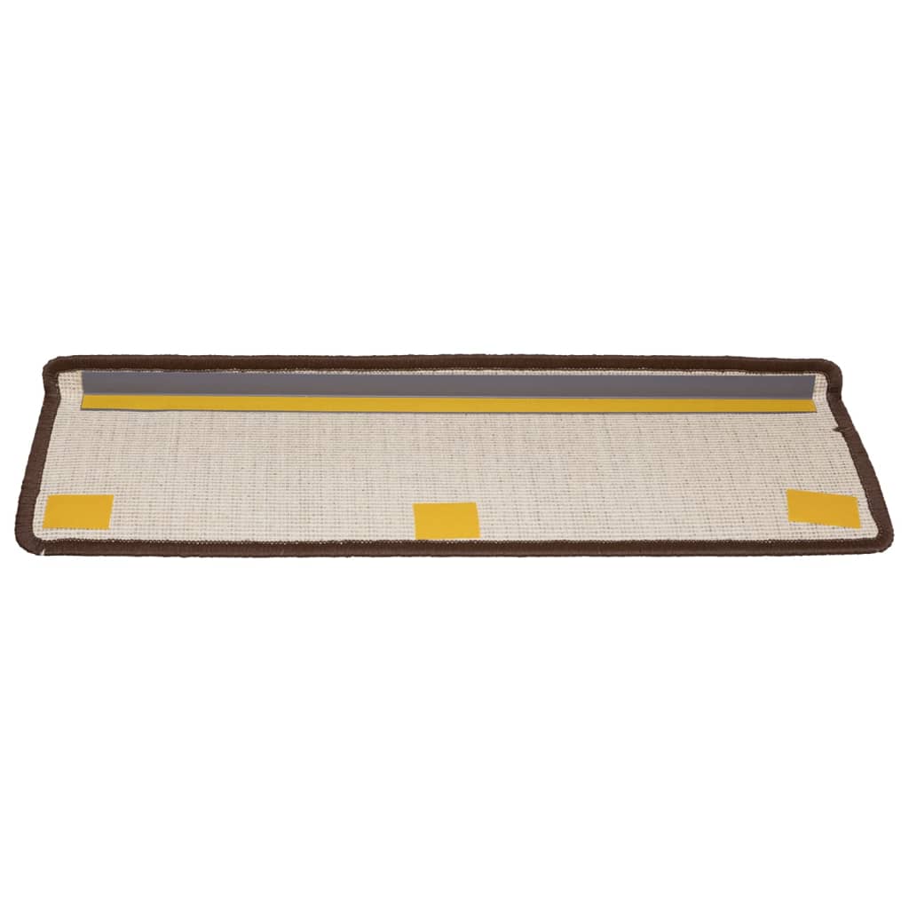 Trappetrinnstepper 15 stk 65x21x4 cm brun
