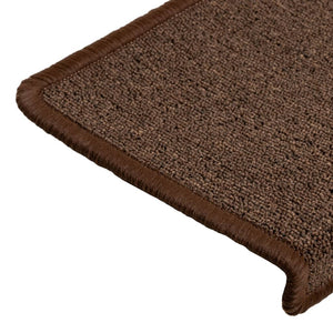 Trappetrinnstepper 15 stk 65x21x4 cm brun