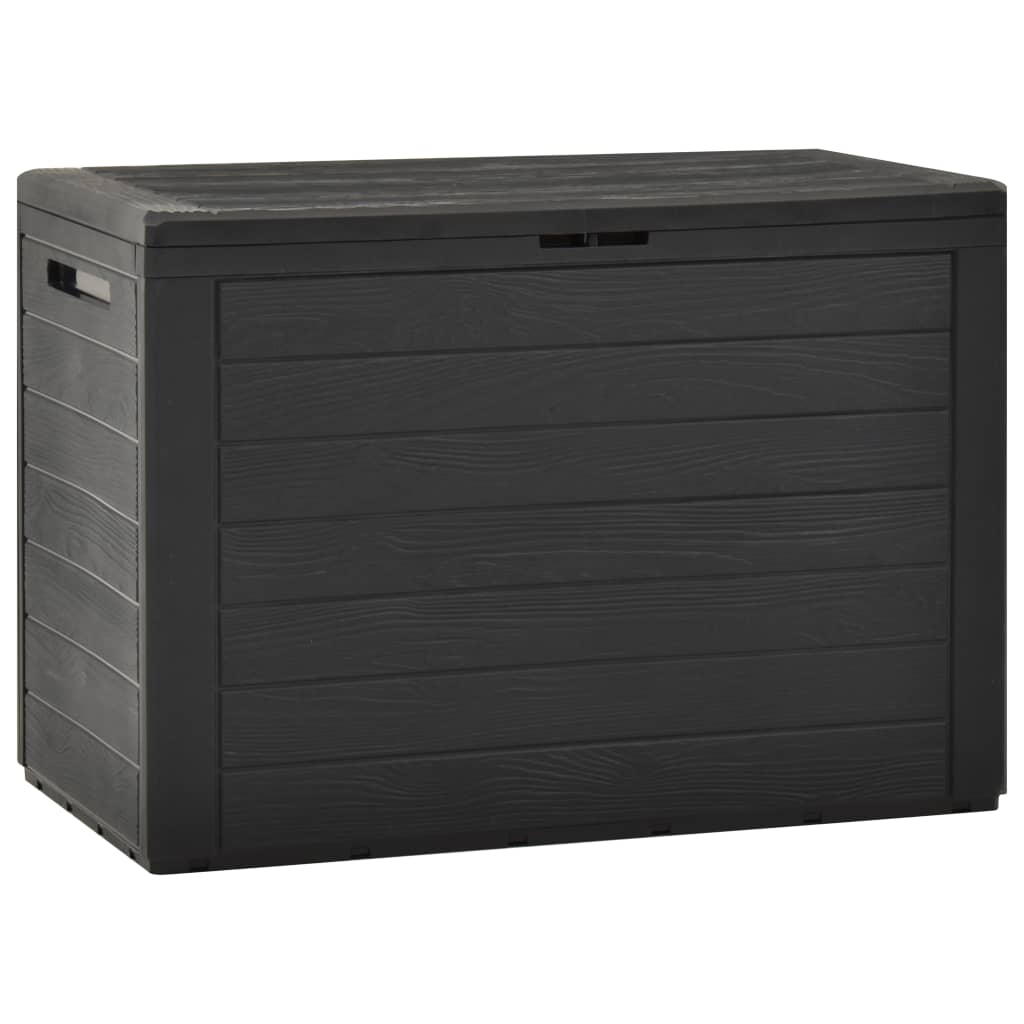 Pillow box anthracite 78x44x55 cm