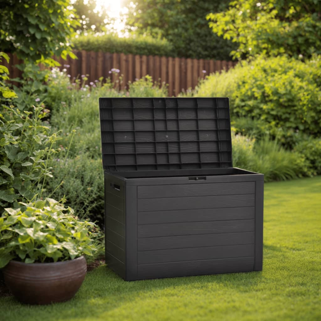 Pillow box anthracite 78x44x55 cm