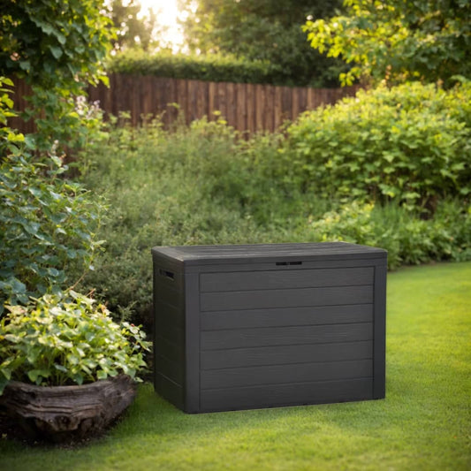 Pillow box anthracite 78x44x55 cm