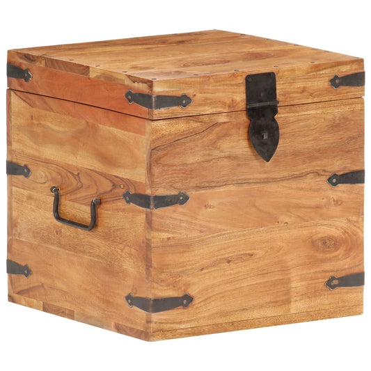 Kiste 40x40x40 cm heltre akasie