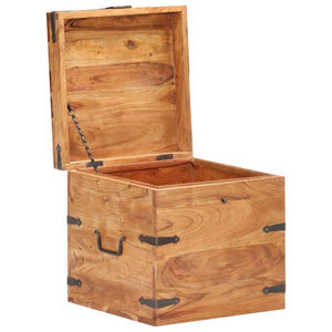 Kiste 40x40x40 cm heltre akasie