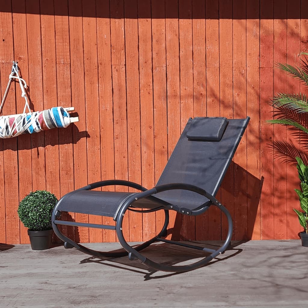 Gyngestol mørkegrå