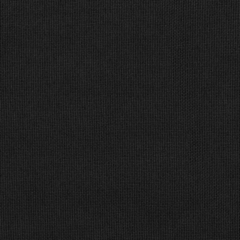 Lystette gardiner kroker og lin-design 2 stk svart 140x225 cm
