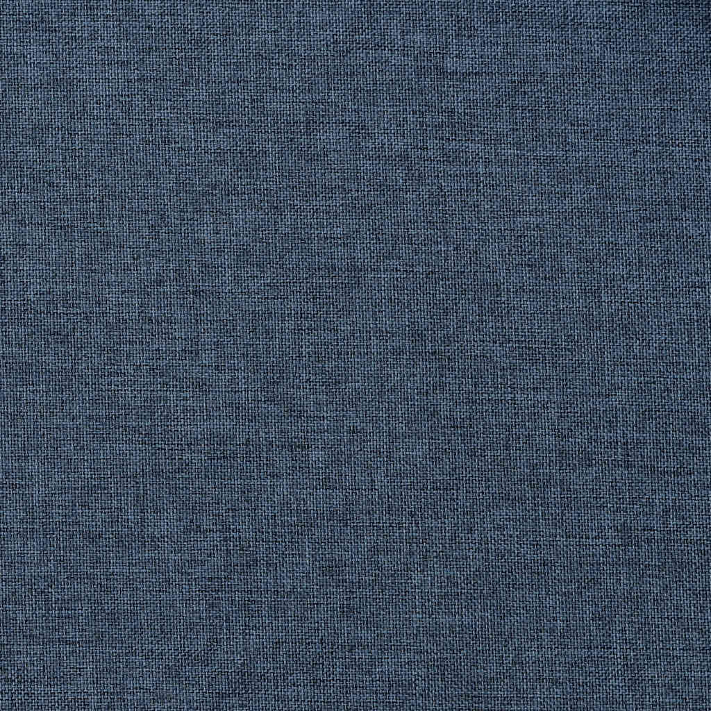 Lystette gardiner med maljer og lin-design blå 290x245 cm