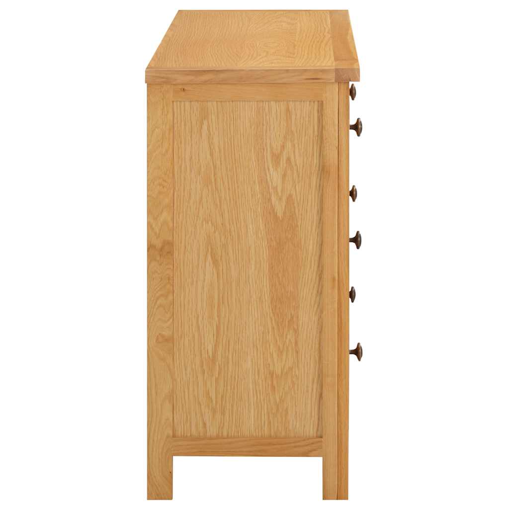 Kommode 105x33,5x73 cm heltre eik