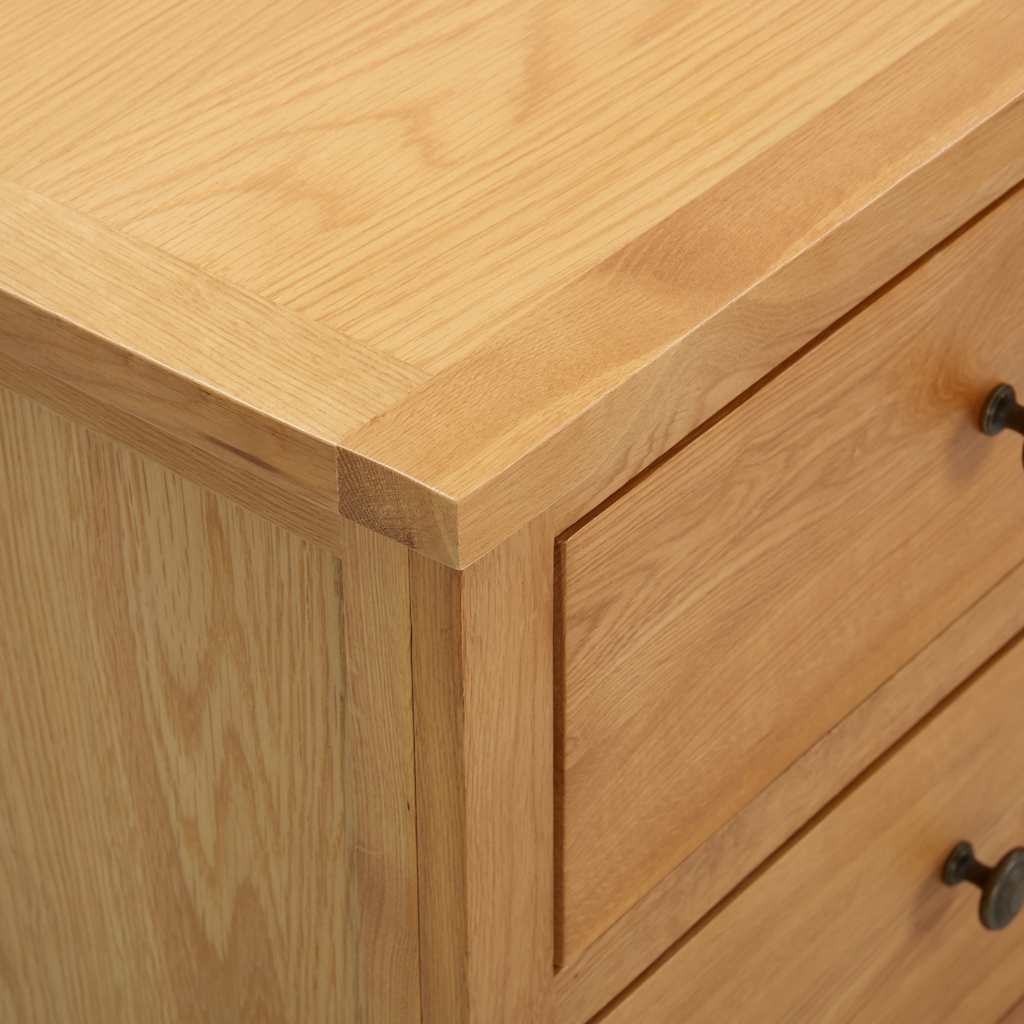 Kommode 105x33,5x73 cm heltre eik