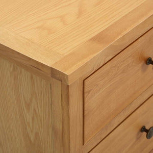 Kommode 105x33,5x73 cm heltre eik