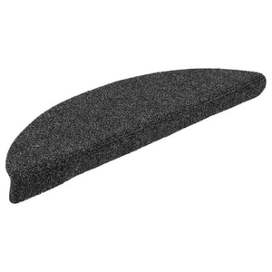 Selvklebende trappematter 15stk antrasitt 65x21x4cm nålestempel