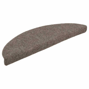 Selvklebende trappematter 15 stk kremhvit 65x21x4cm nålestempel