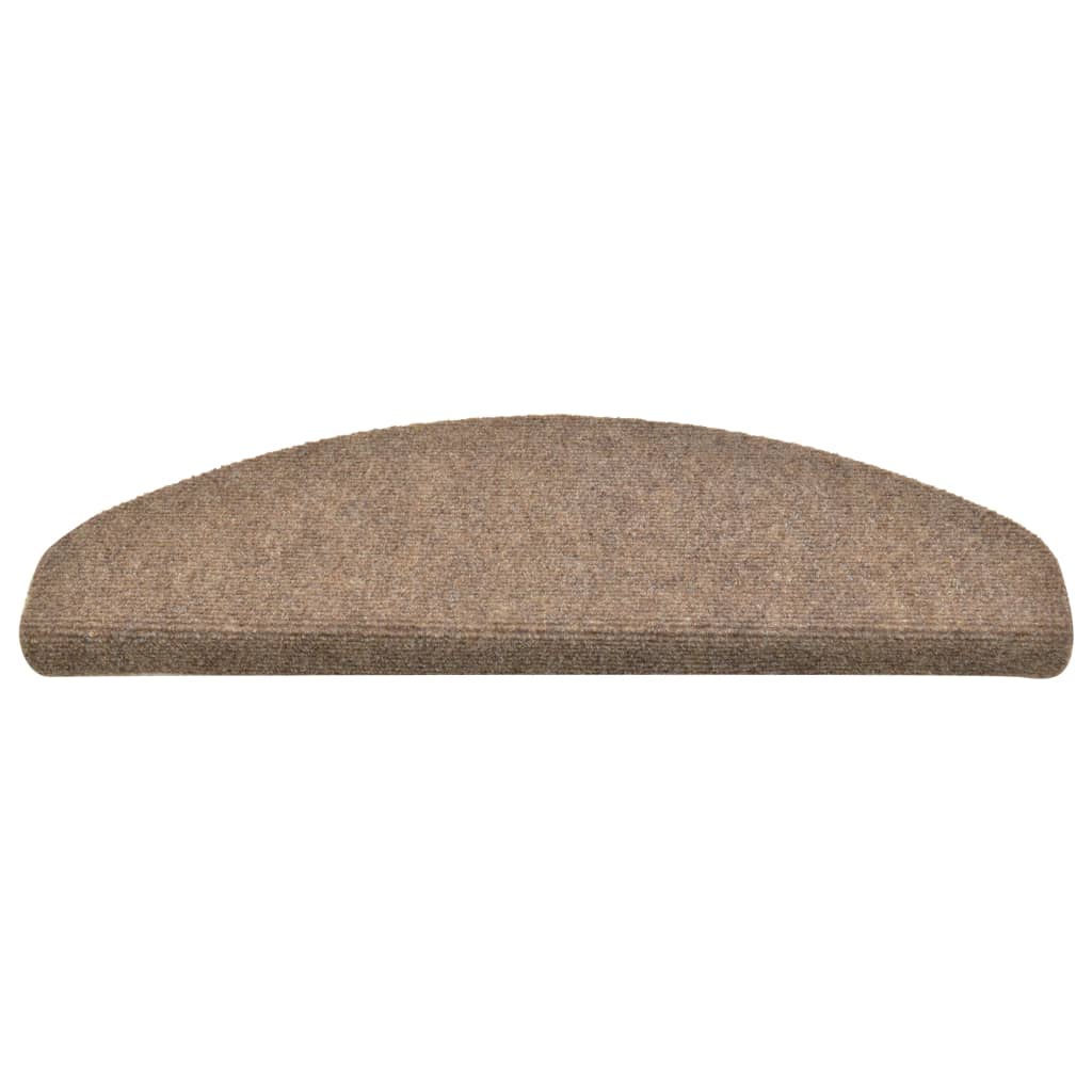 Selvklebende trappematter 15 stk kremhvit 65x21x4cm nålestempel