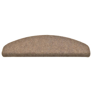 Selvklebende trappematter 15 stk kremhvit 65x21x4cm nålestempel