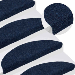 Selvklebende trappematter 15stk marineblå 56x17x3cm nålestempel