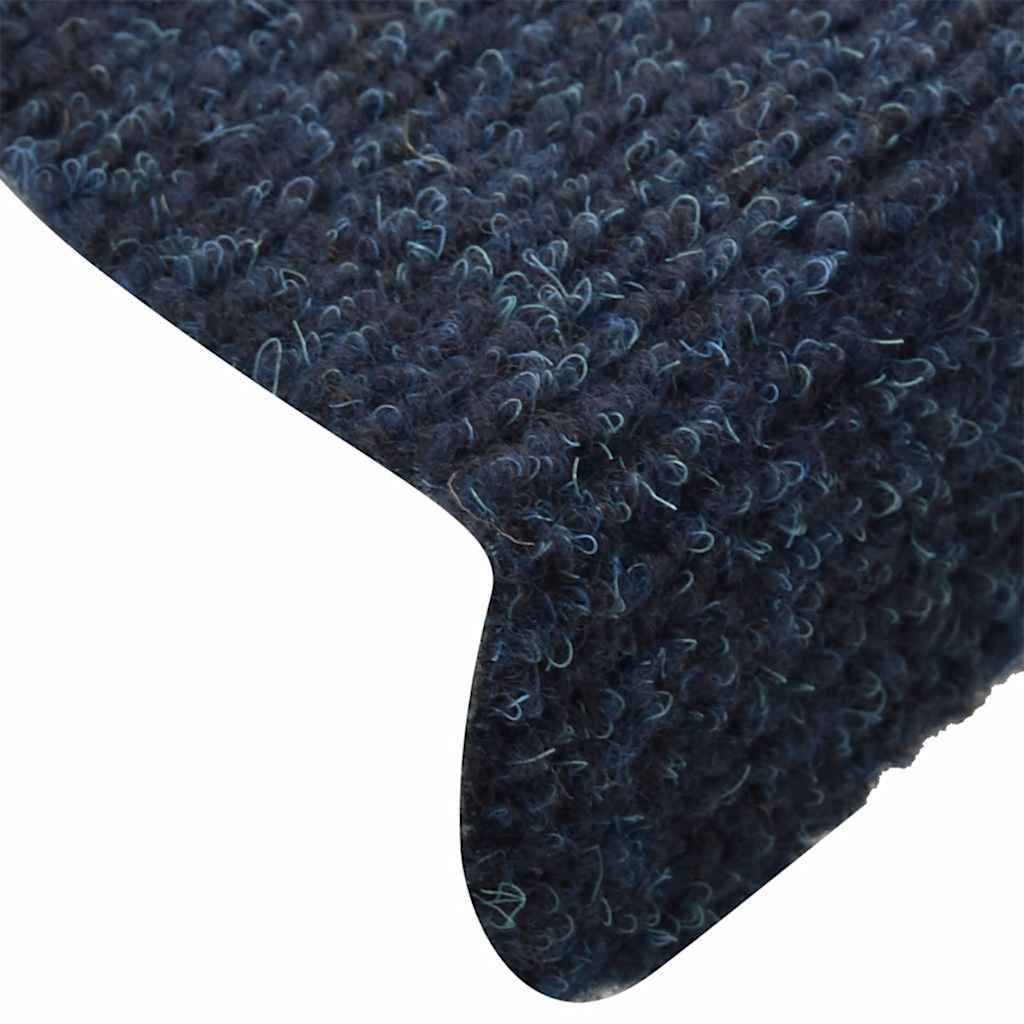 Selvklebende trappematter 15stk marineblå 65x21x4cm nålestempel
