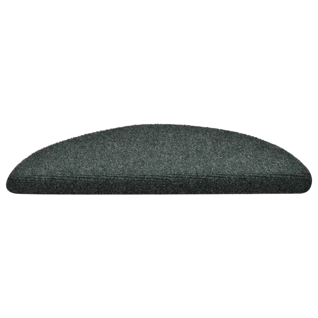 Selvklebende trappematter 15 stk grønn 56x17x3 cm nålestempel