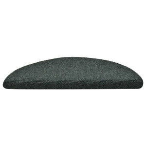 Selvklebende trappematter 15 stk grønn 56x17x3 cm nålestempel