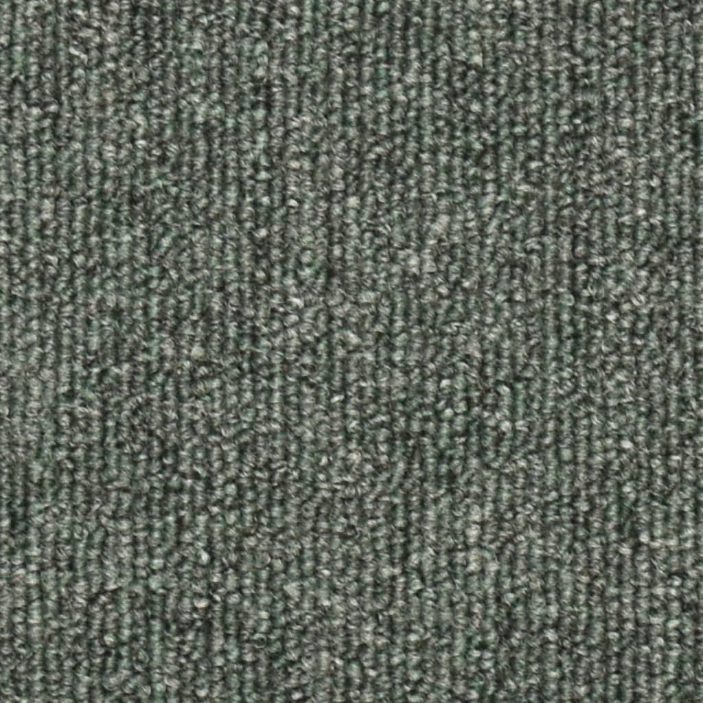 Trappetrinnstepper 15 stk mørkegrønn 56x17x3 cm