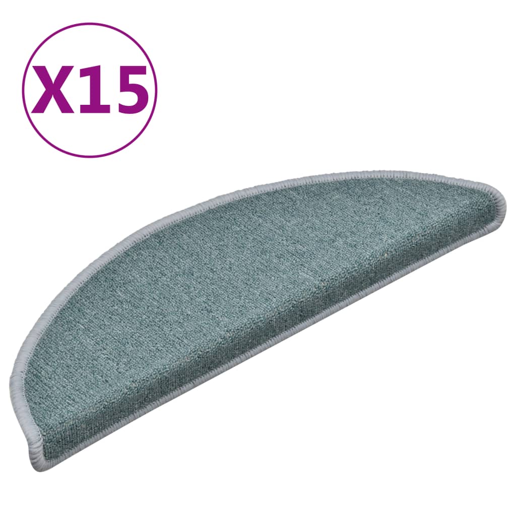 Trappetrinnstepper 15 stk blå 56x17x3 cm