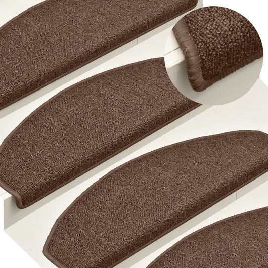 Trappetrinnstepper 15 stk brun 65x24x4 cm
