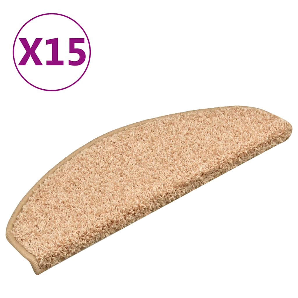 Trappetrinnstepper 15 stk gull 65x21x4 cm
