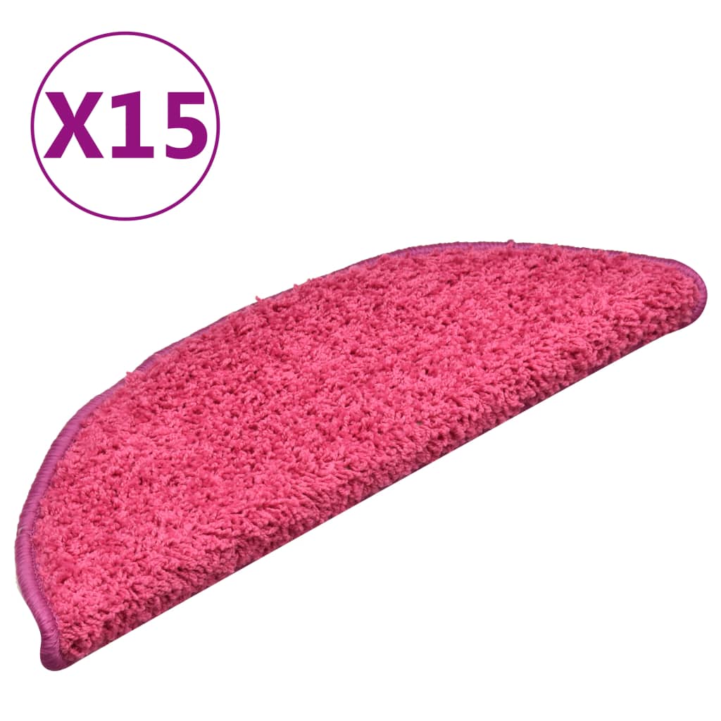 Trappetrinnstepper 15 stk rosa 56x17x3 cm