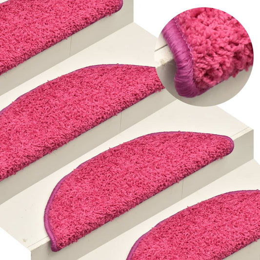 Trappetrinnstepper 15 stk rosa 56x17x3 cm