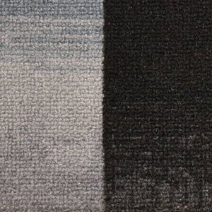 Selvklebende trappematter 15 stk svart og grå 65x21x4 cm