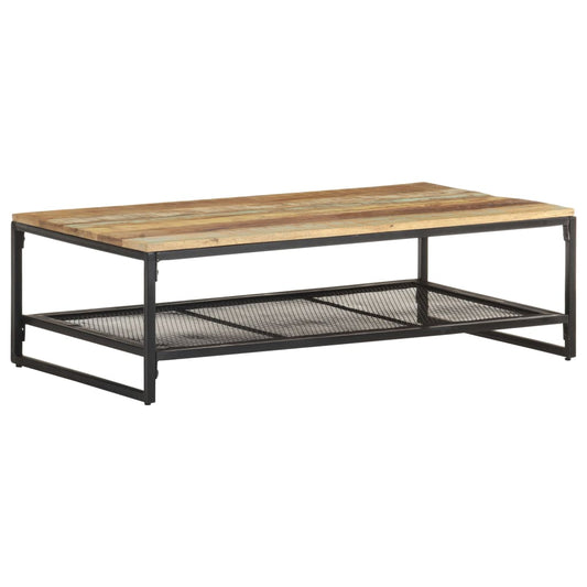 Coffee table 110x60x35 cm reclaimed solid wood