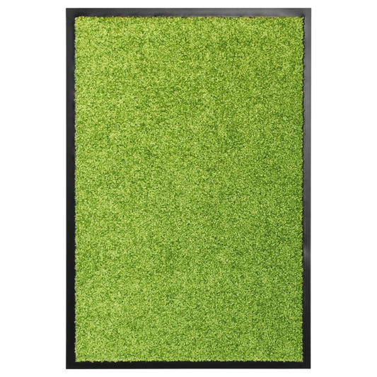 Dørmatte vaskbar grønn 40x60 cm