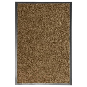 Doormat washable brown 40x60 cm