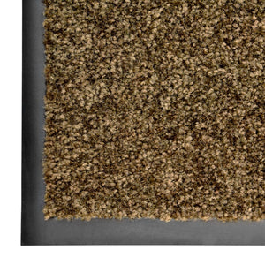 Doormat washable brown 40x60 cm