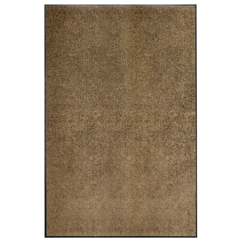 Doormat washable brown 120x180 cm