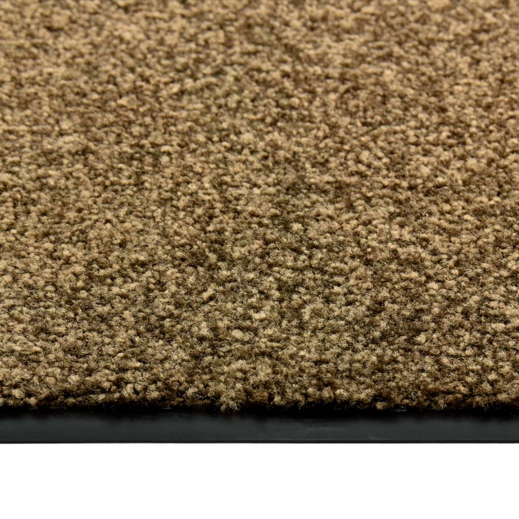 Doormat washable brown 120x180 cm