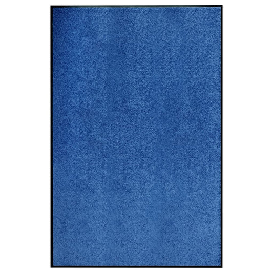 Door mat washable blue 120x180 cm