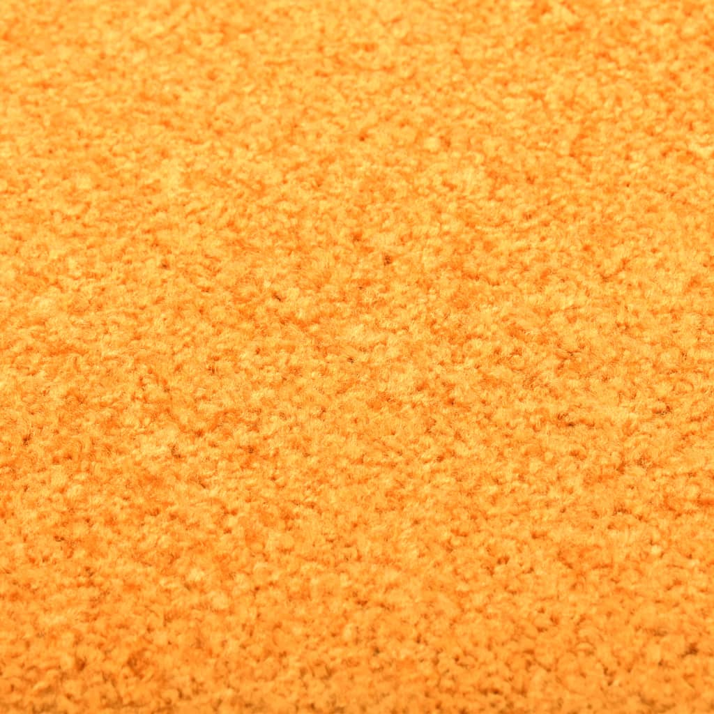 Dørmatte vaskbar oransje 60x90 cm