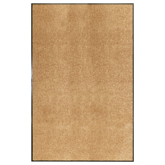 Dørmatte vaskbar kremhvit 120x180 cm