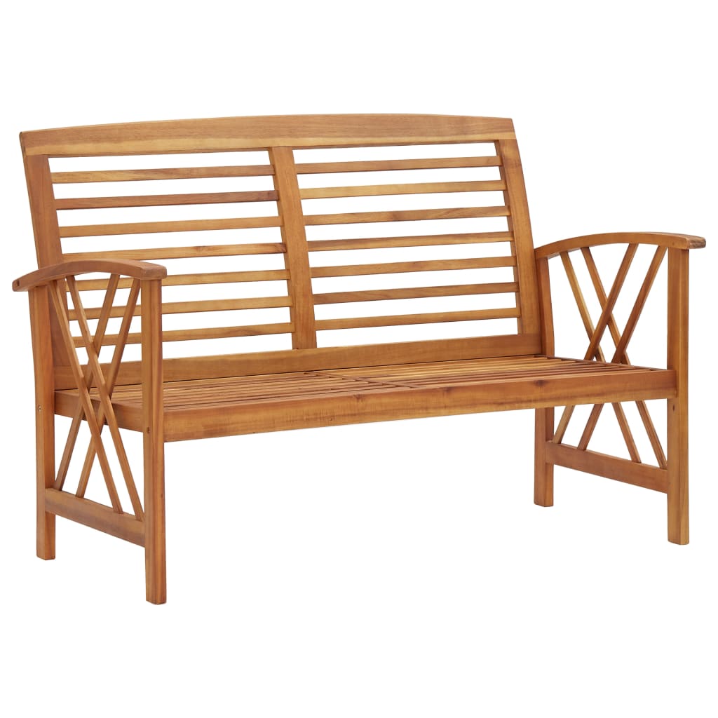 Hagebenk 119 cm heltre akasie
