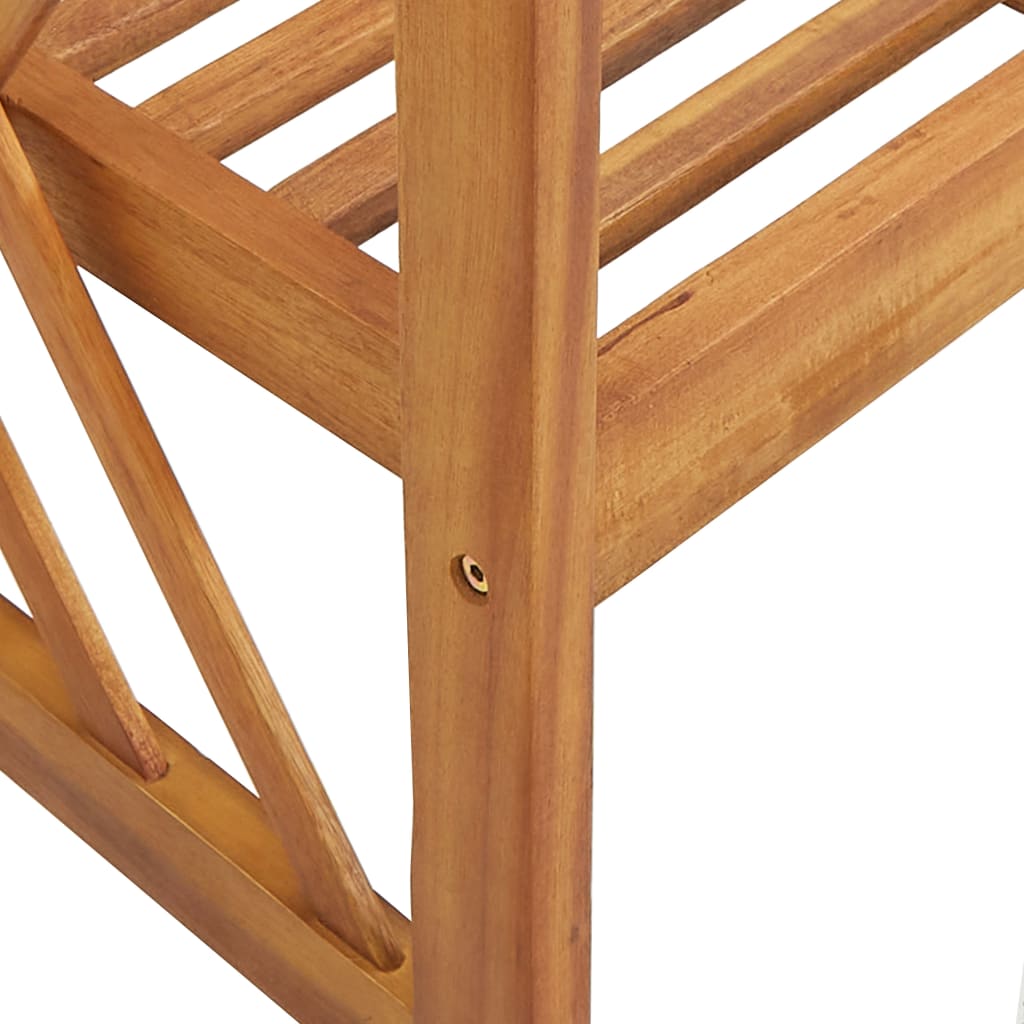 Hagebenk 119 cm heltre akasie