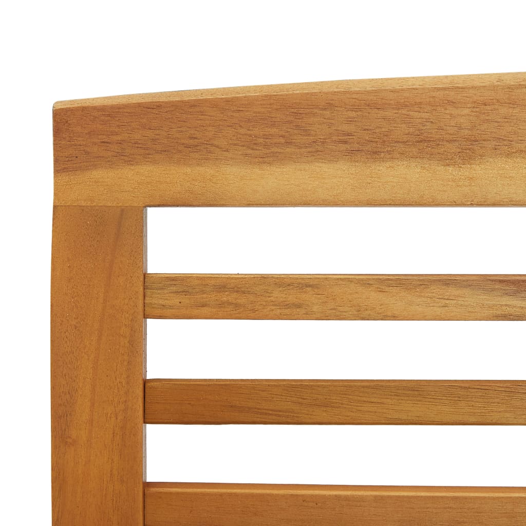 Hagebenk 119 cm heltre akasie