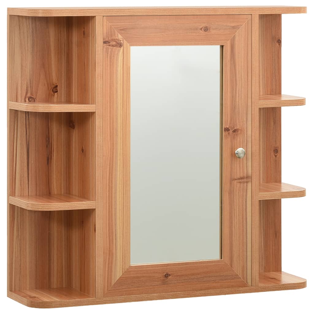 Speilskap til baderom eik 66x17x63 cm MDF