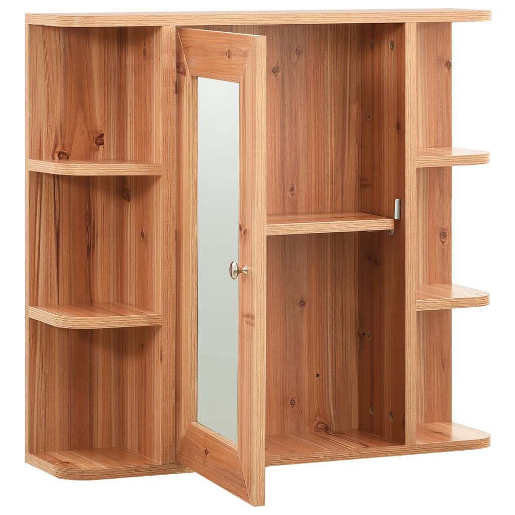 Speilskap til baderom eik 66x17x63 cm MDF
